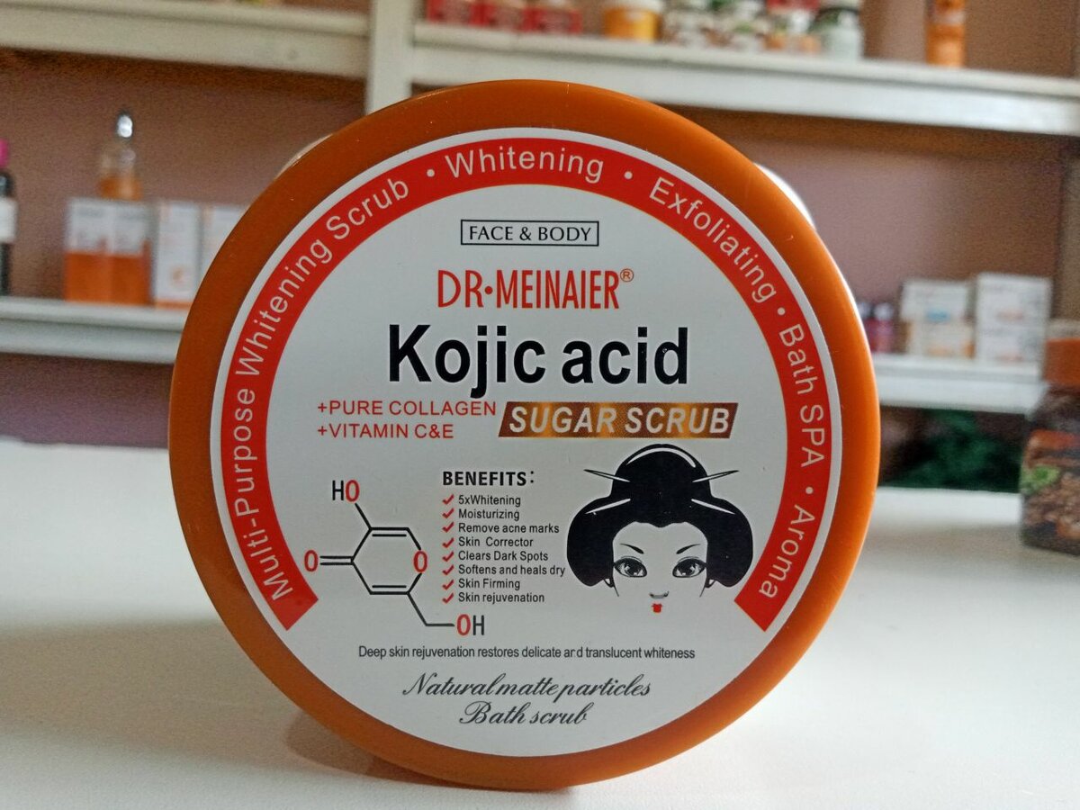 Kojic acid scrub, Coffee and Turmeric scrub