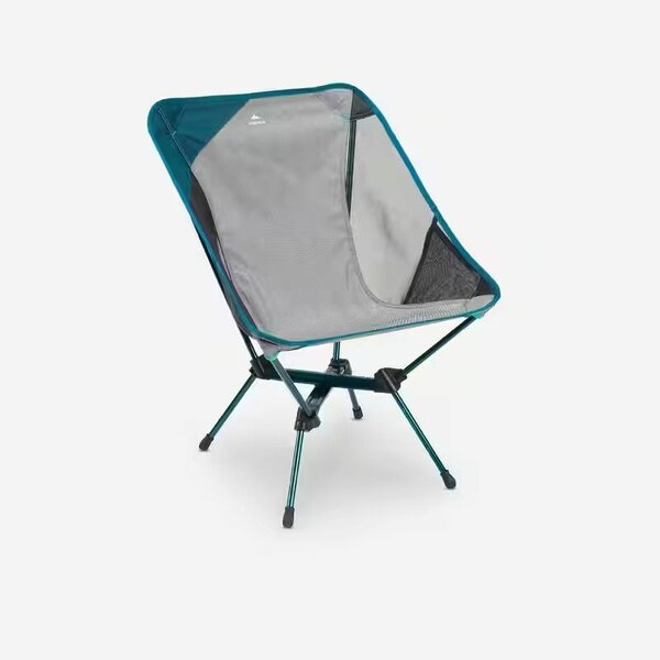 Folding camping chair mh500 - grey