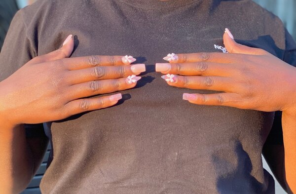 Individual lashes and nails