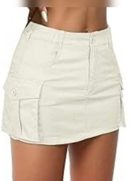 Jupe cargo élégante femme