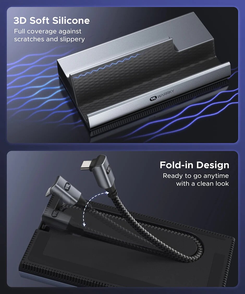 HUB Docking 6 en 1, station d'accueil 4K ROG Ally