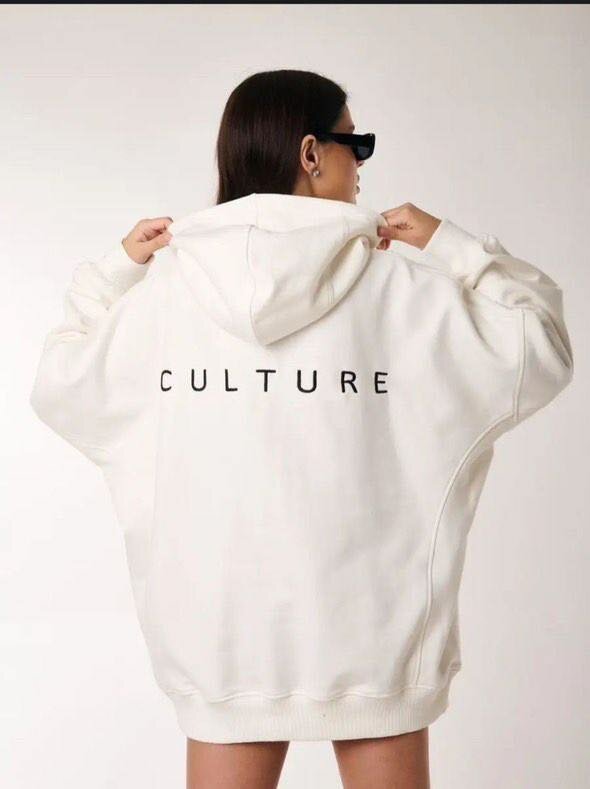 Новые оверсайз худи с надписью "CULTURE"
