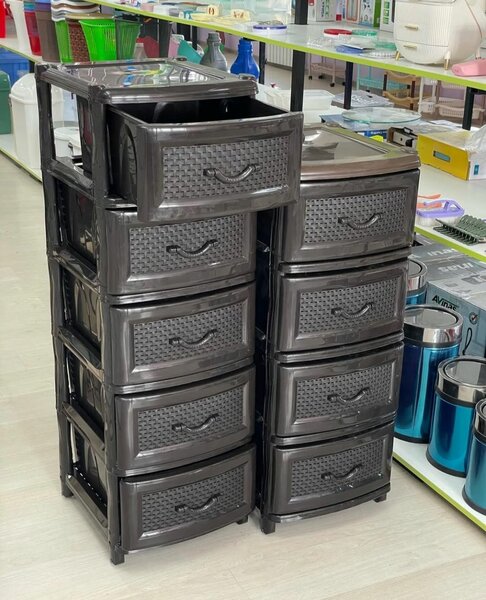 Комод узкие эконом 4- секционный