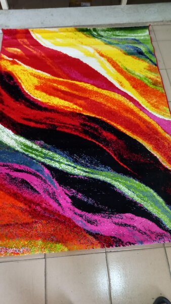 Vibrant Abstract Area Rug