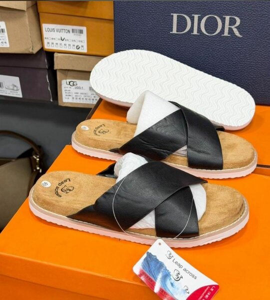 Sandales confort en cuir