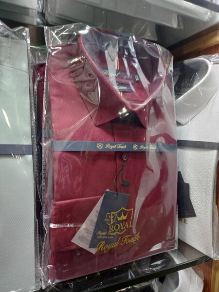 Self fabric softness and cotton shirt