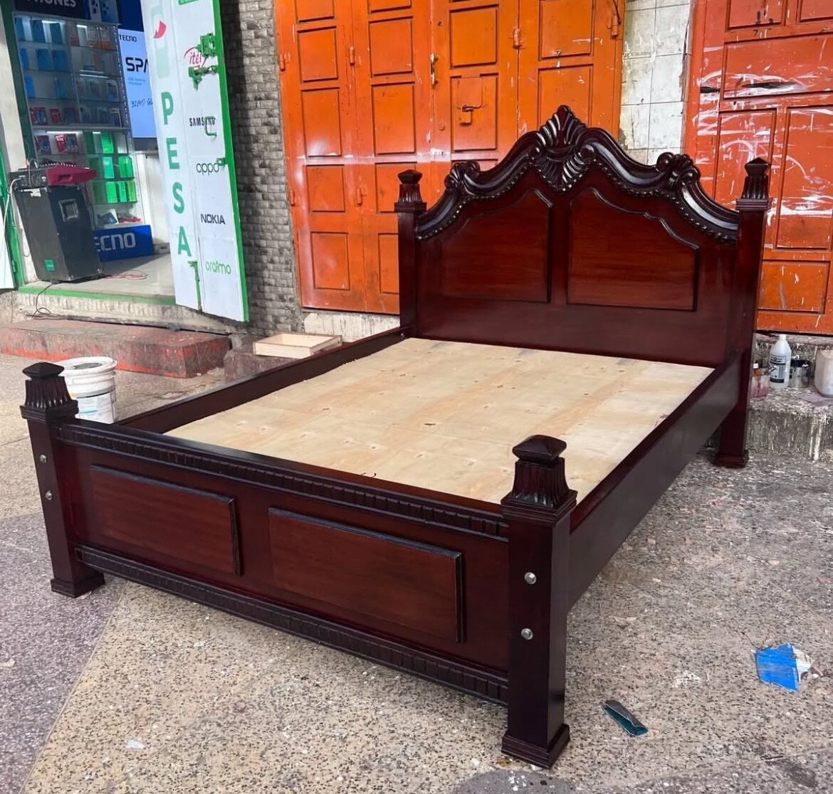 Queen size bed frame