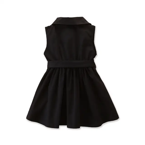 Robe manteau fillette noir