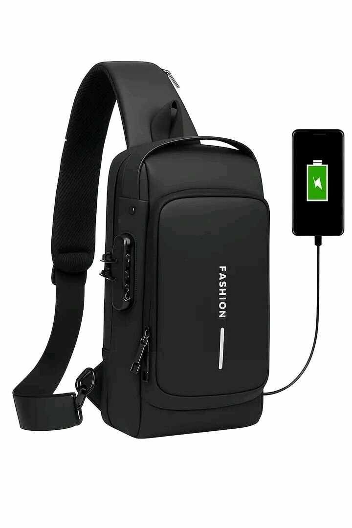 Sac bandoulière avec port USB