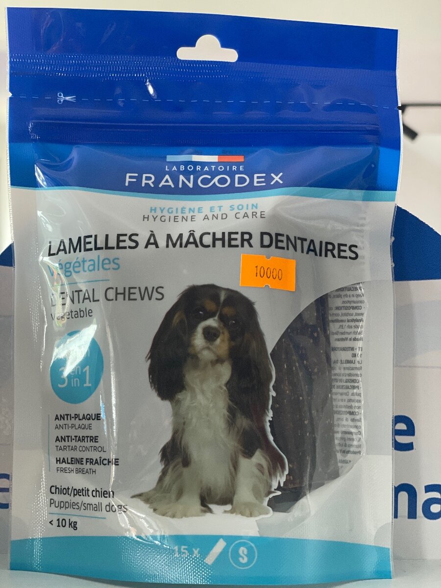 Lamelles à mâcher dentaires