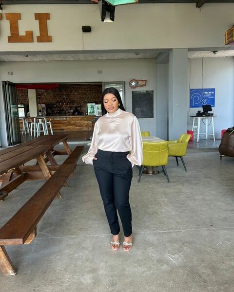 Champagne Tops and jeans