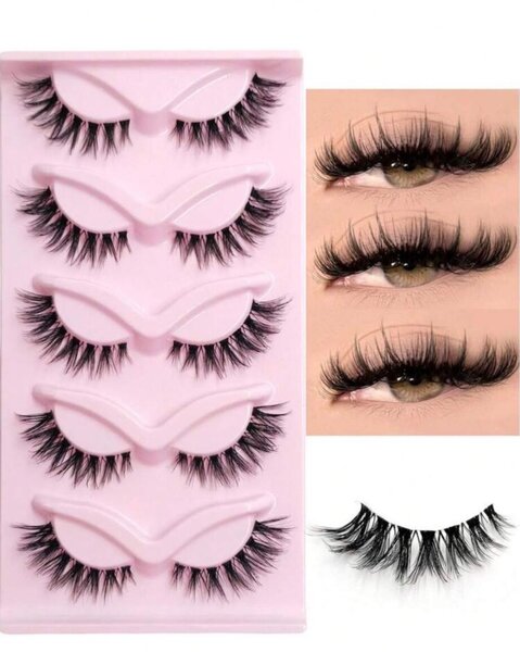 Cils faux en soie naturelle