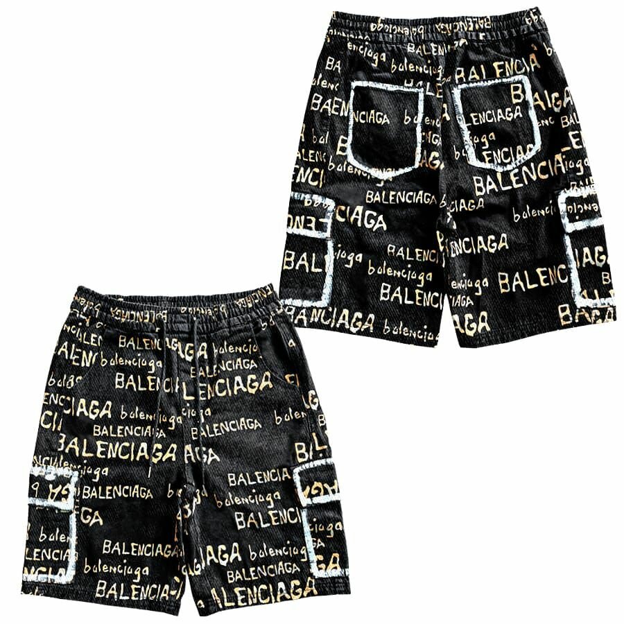 Shorts en jean Balenciaga