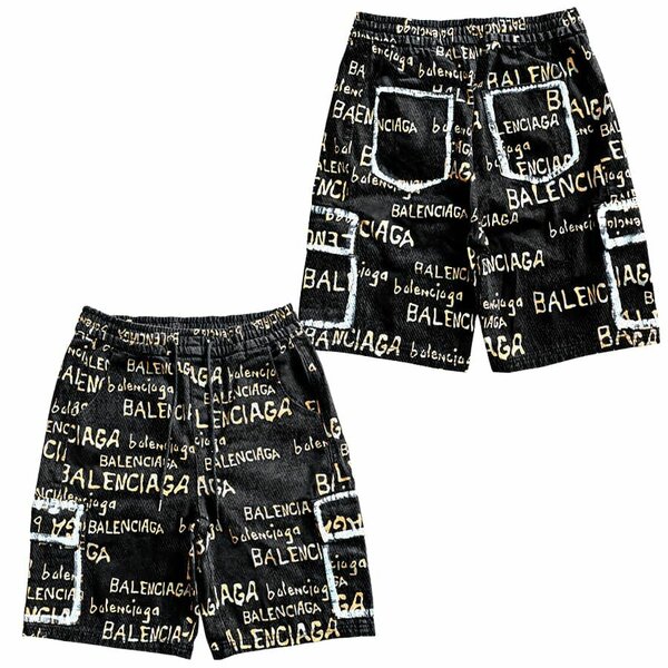 Shorts en jean Balenciaga