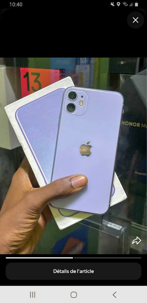 iPhone élégant et performant