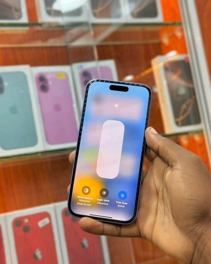 Smartphone moderne 5G bleu