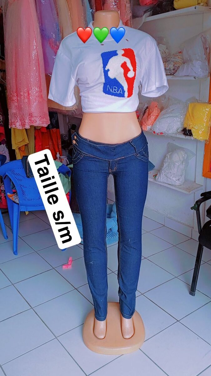 Jeans Slim Fit Femme