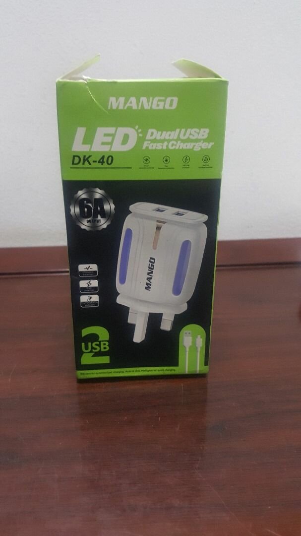 PRICE REDUCED!!  Mango Normal pin super dual fast charger