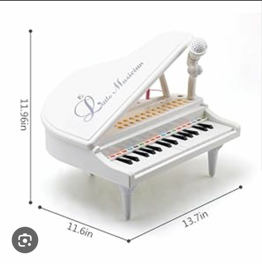 Piano enfant musical blanc