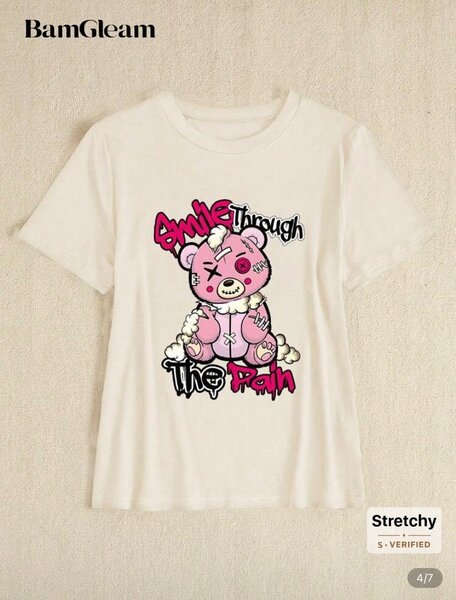 Smile Bear Graphic Tee