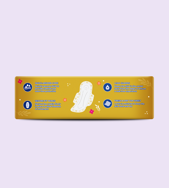 Butterfly sanitary pads