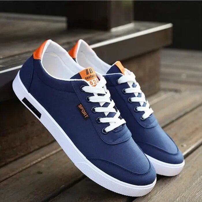 Sneakers bleus sport homme