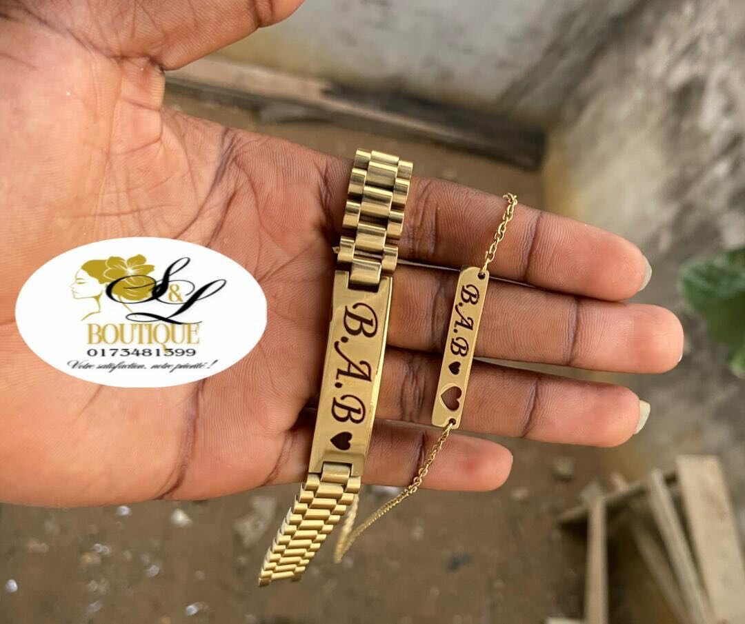 Gourmette personnalisée