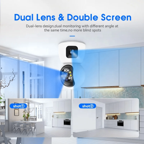Caméra de Sécurité 360° Dual