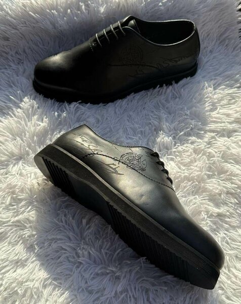 Chaussures Derby en Cuir Luxueuses