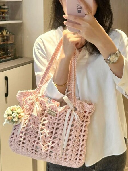 Sac en crochet fait main