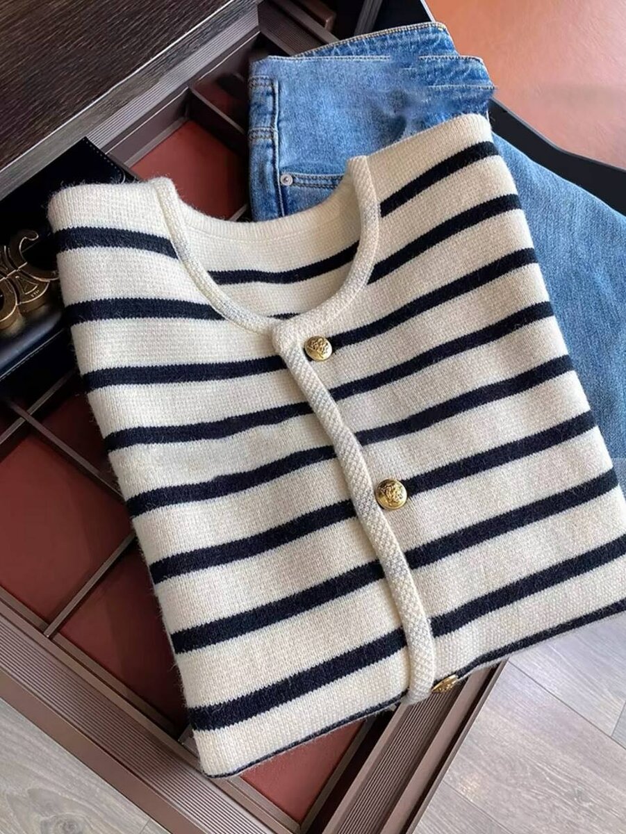 Кардиган полосатый