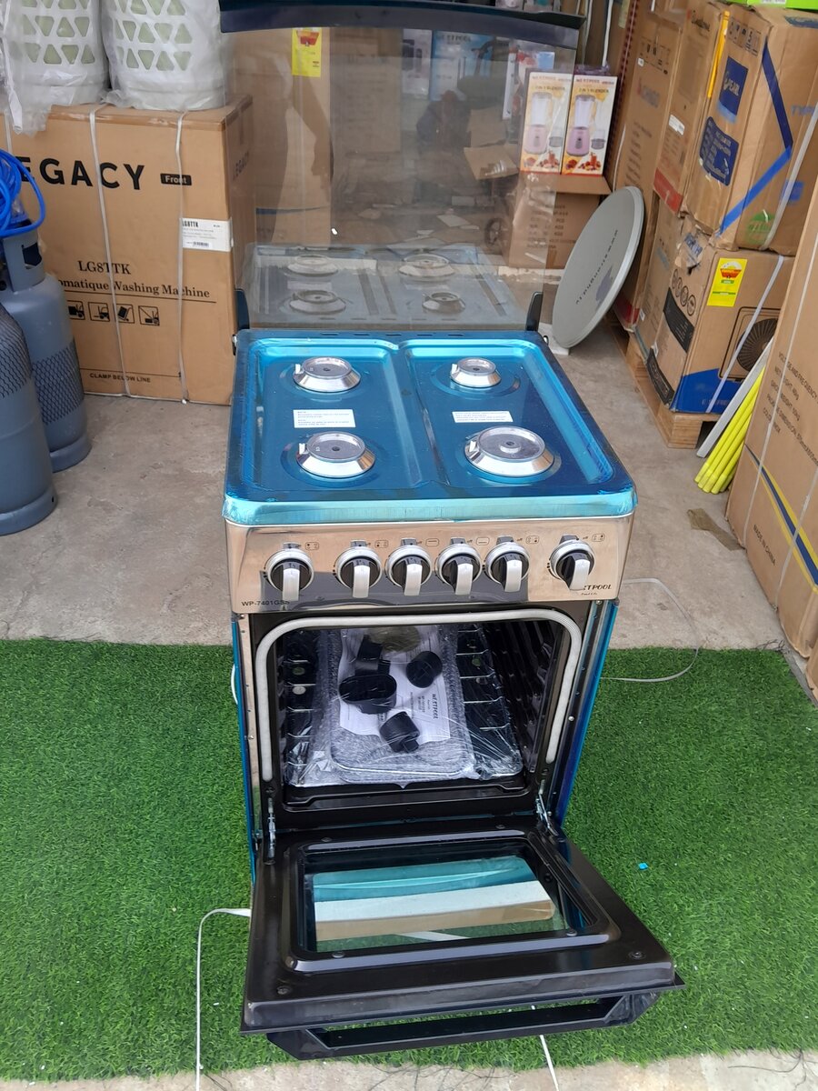 WESTPOOL 4 BURNER GAS COOKER 50*50 AUTOMATIC