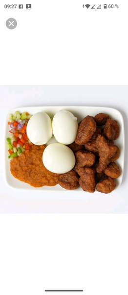 Plat claclo avec Œufs