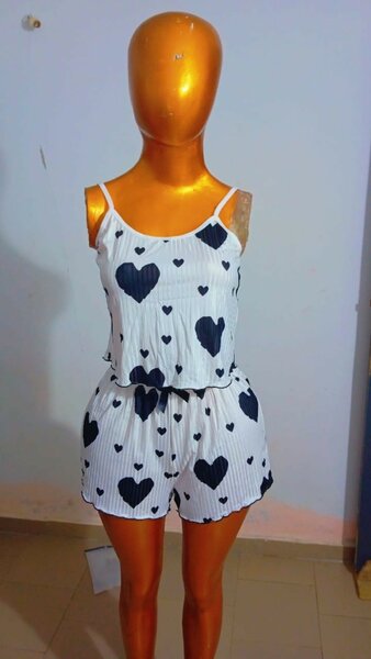 Pyjama Cœur Femme Été