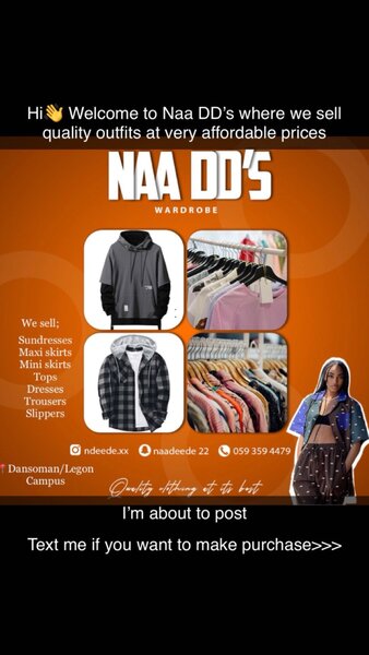 Naa DDs wardrobe 