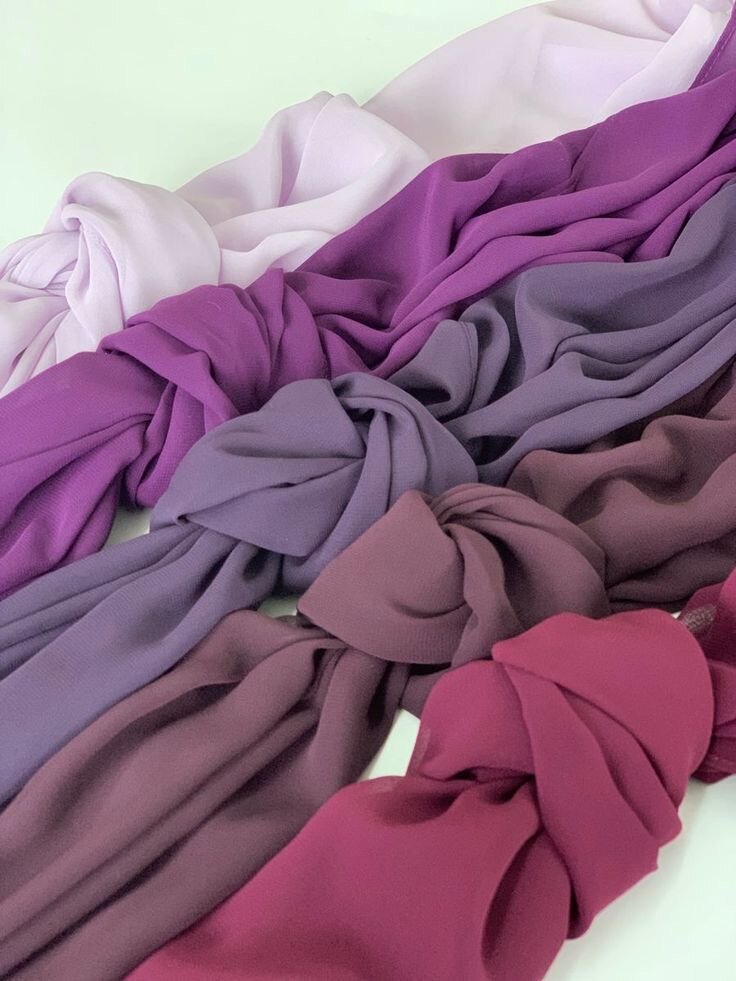 Écharpe Hijab en Mousseline