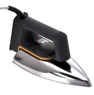 Philips HD-1172 1000 Watt Iron Dry Light weight iron 3LBS Premium Quality Dry iron Pack of