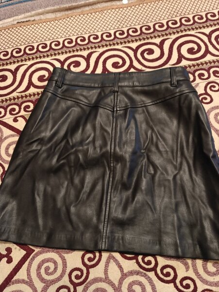 Кожаный юбка
