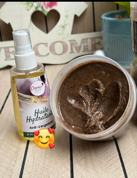 Huile hydratante &Gommage café