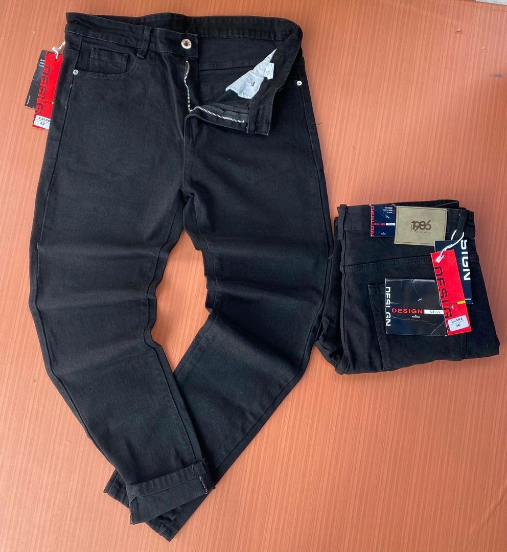 A B Straight Jeans Trousers