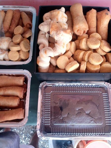 Cookies cakes and sping rolls