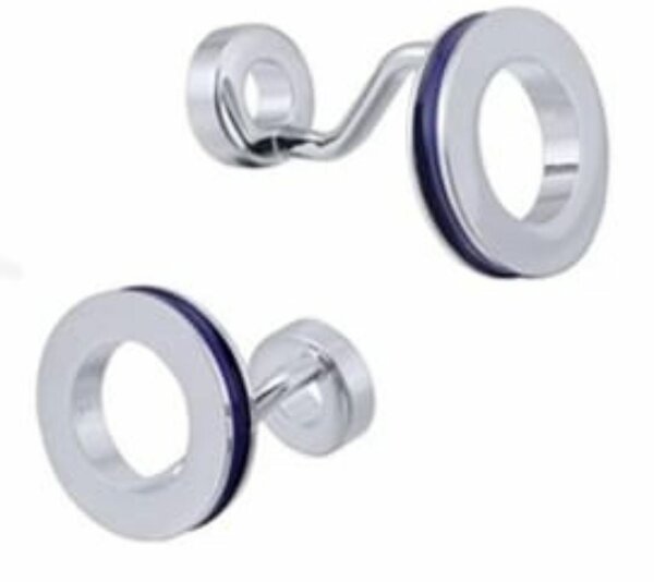 Boucles d'Oreilles Argentées Modernes