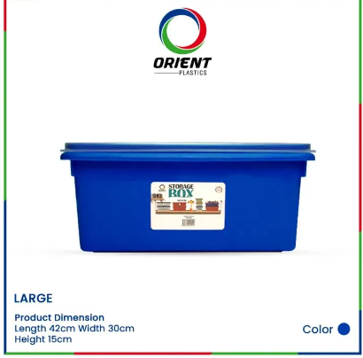 Large Storage Box with Secure Lockable Lid Durable and Stackable for Home Office or Kitchen Organization BPA-Free Transparent Design for Easy Content Visibility