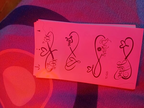 Tatouages temporaires designs artistiques