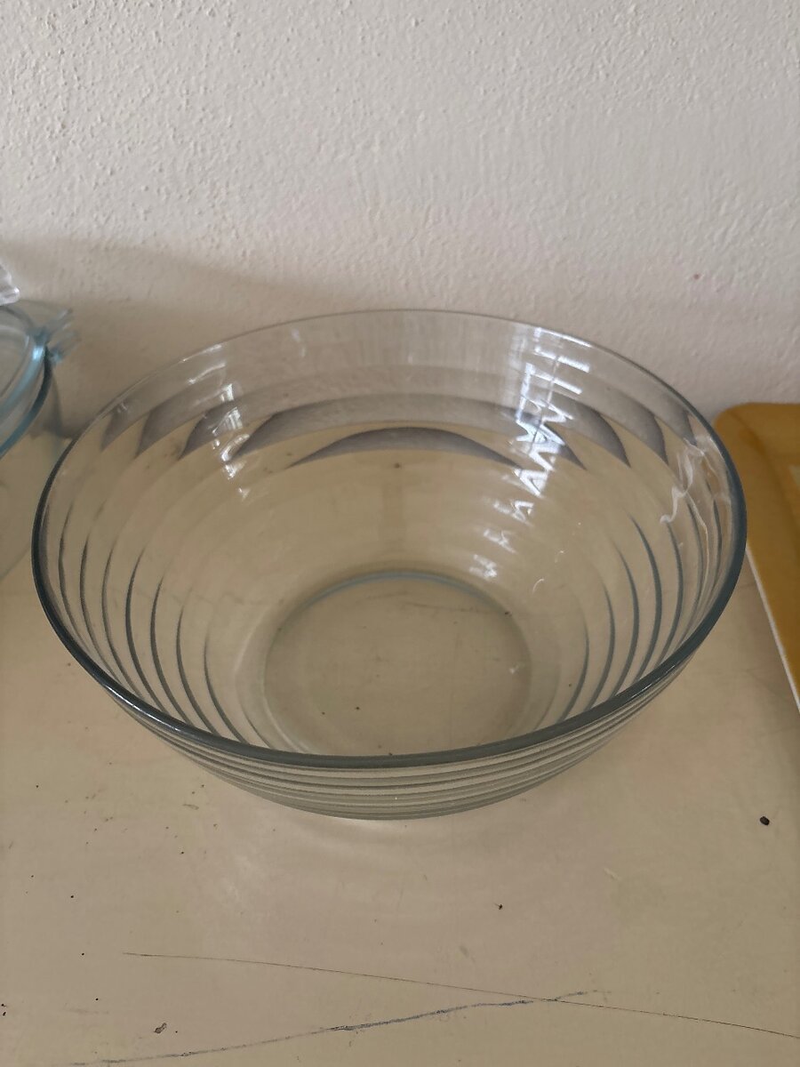 Ensemble de 3 bols en verre