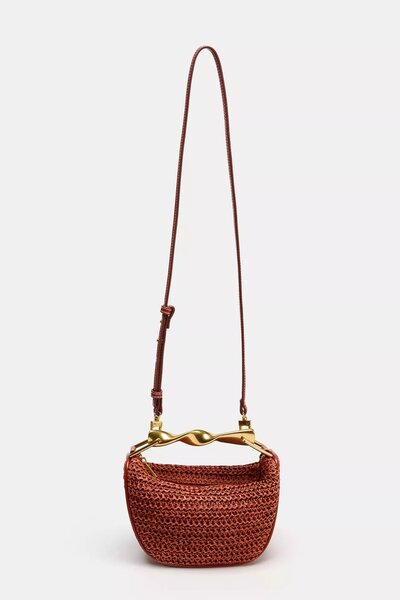 Sac à main tressé chic