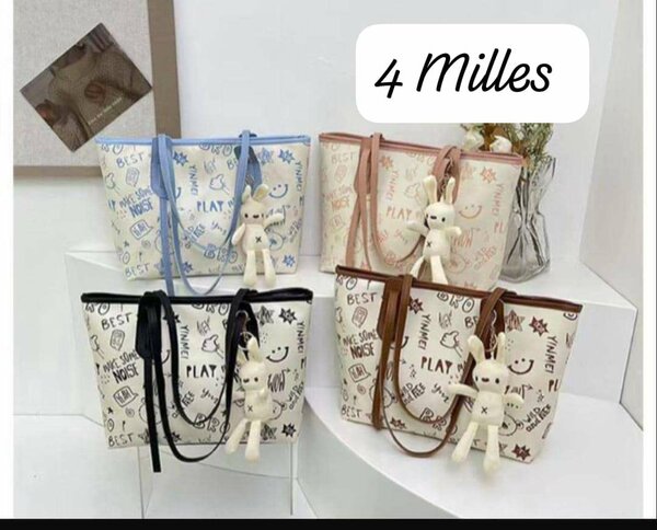 Sacs cabas tendance en toile
