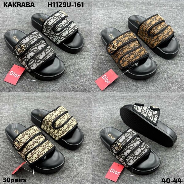 Claquettes Dior élégantes homme