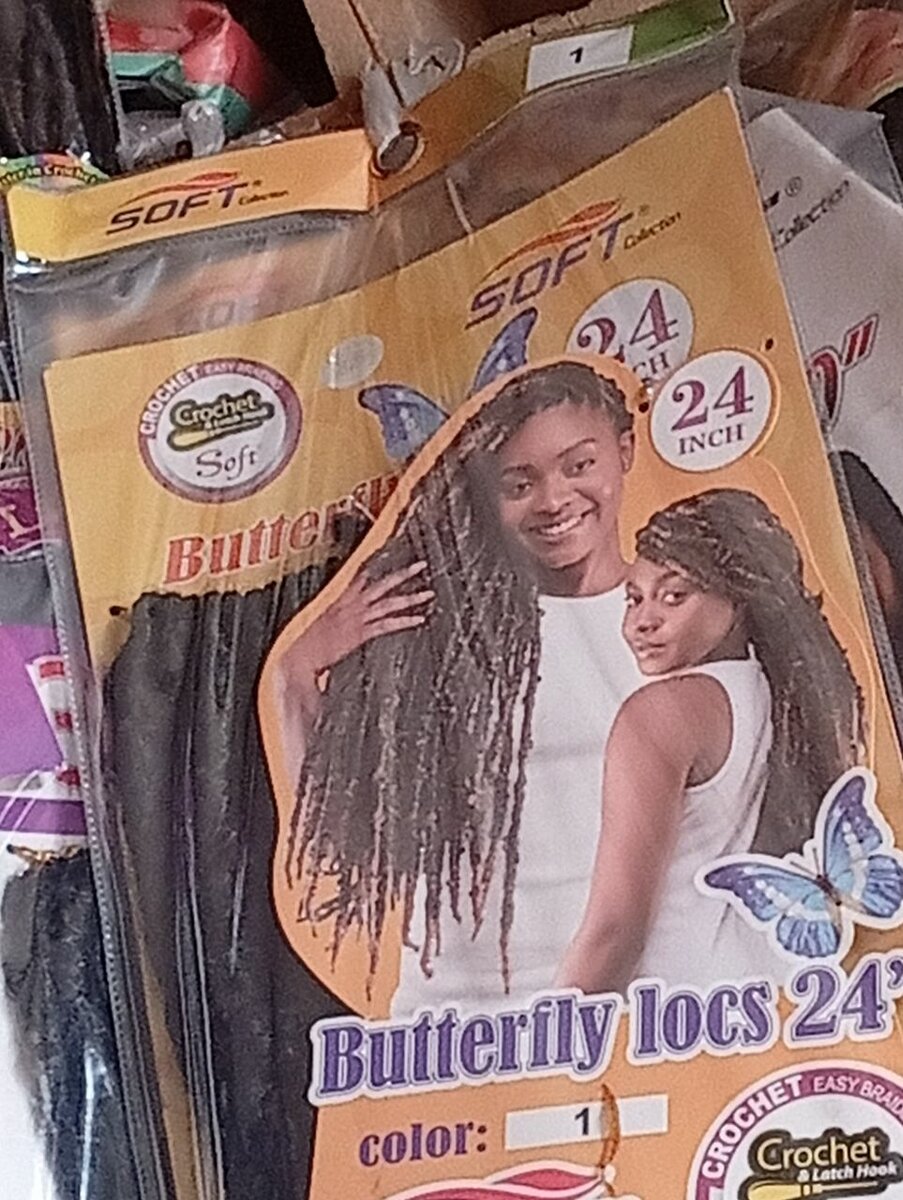 Extensions Butterfly Locs 24''