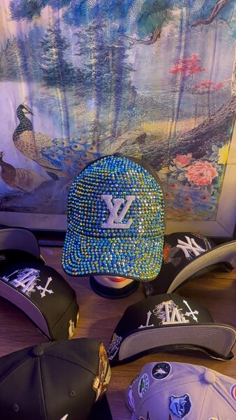 Casquette Strass Éclatante